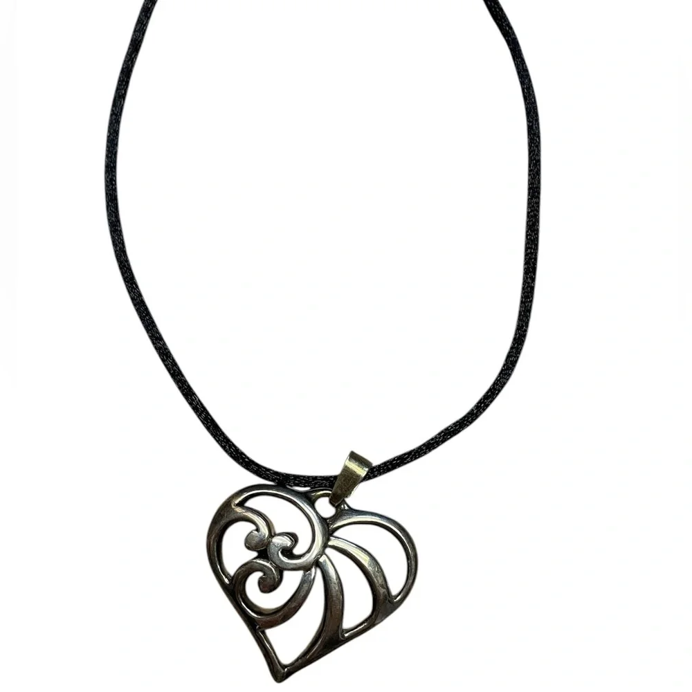 Sterling Silver Heart Necklace NWT